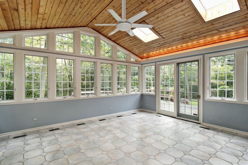 Sunroom with Skylight
