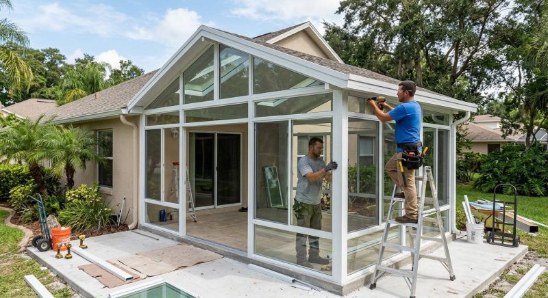 Enclosed Patio Installation